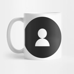 user icon vector logo template design element. Vector illustration. Mug